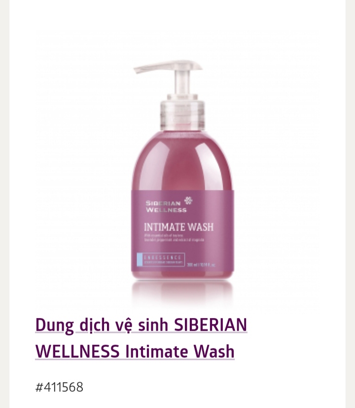 Dung dịch vệ sinh phụ nữ Siberian Wellness Intimate wash