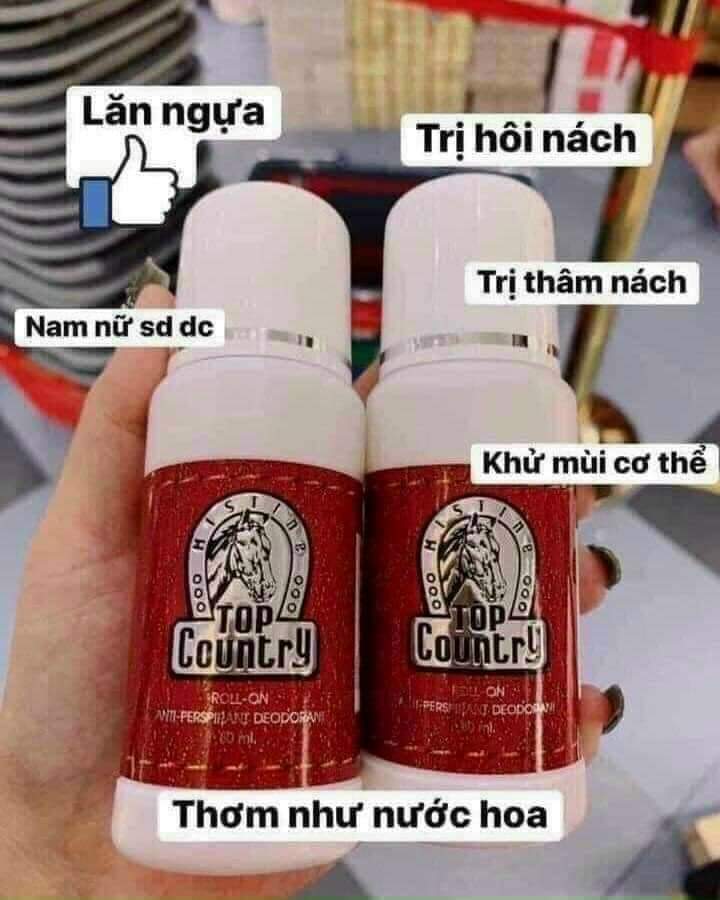 Lăn ngựa, lăn khử mùi Thái Lan thơm như nước hoa.