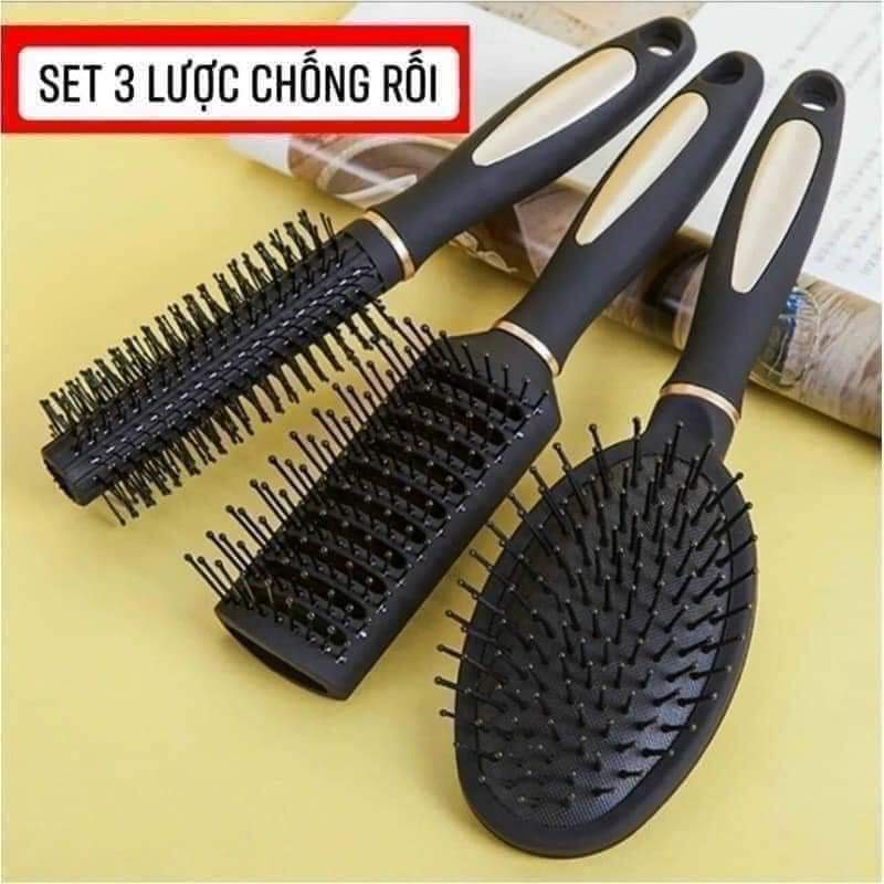 Set 3 lược chống rối cao cấp