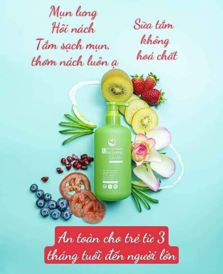 Sữa tắm thảo dược Organic