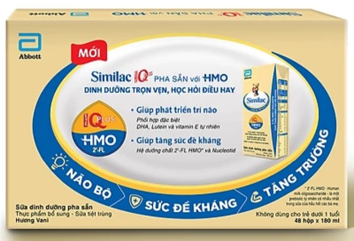 Thùng sữa pha sẵn similac HMO 180ml