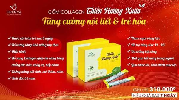 Collagen Cốm Thiên Hương Xuân cao cấp
