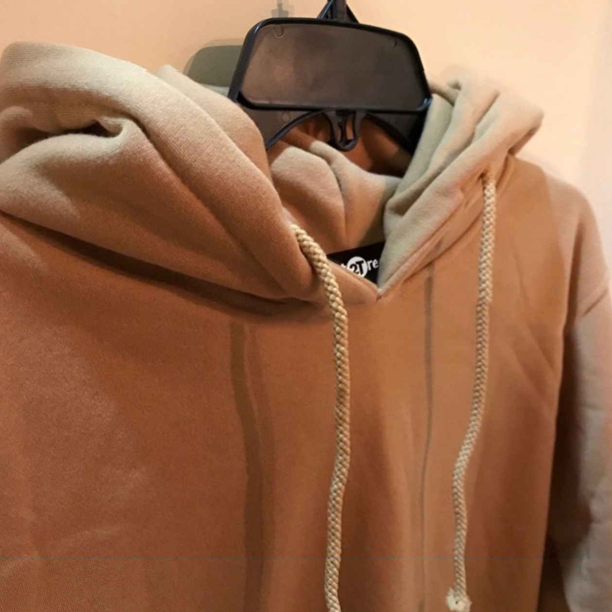[4.4 HOÀN TIỀN 15%][HCM]Áo Khoác Nỉ Bông Hoodie Trơn Unisex 2T Store - Nón May Đắp 2 Lớp - Xỏ Ngón Cái (Kem Tan)