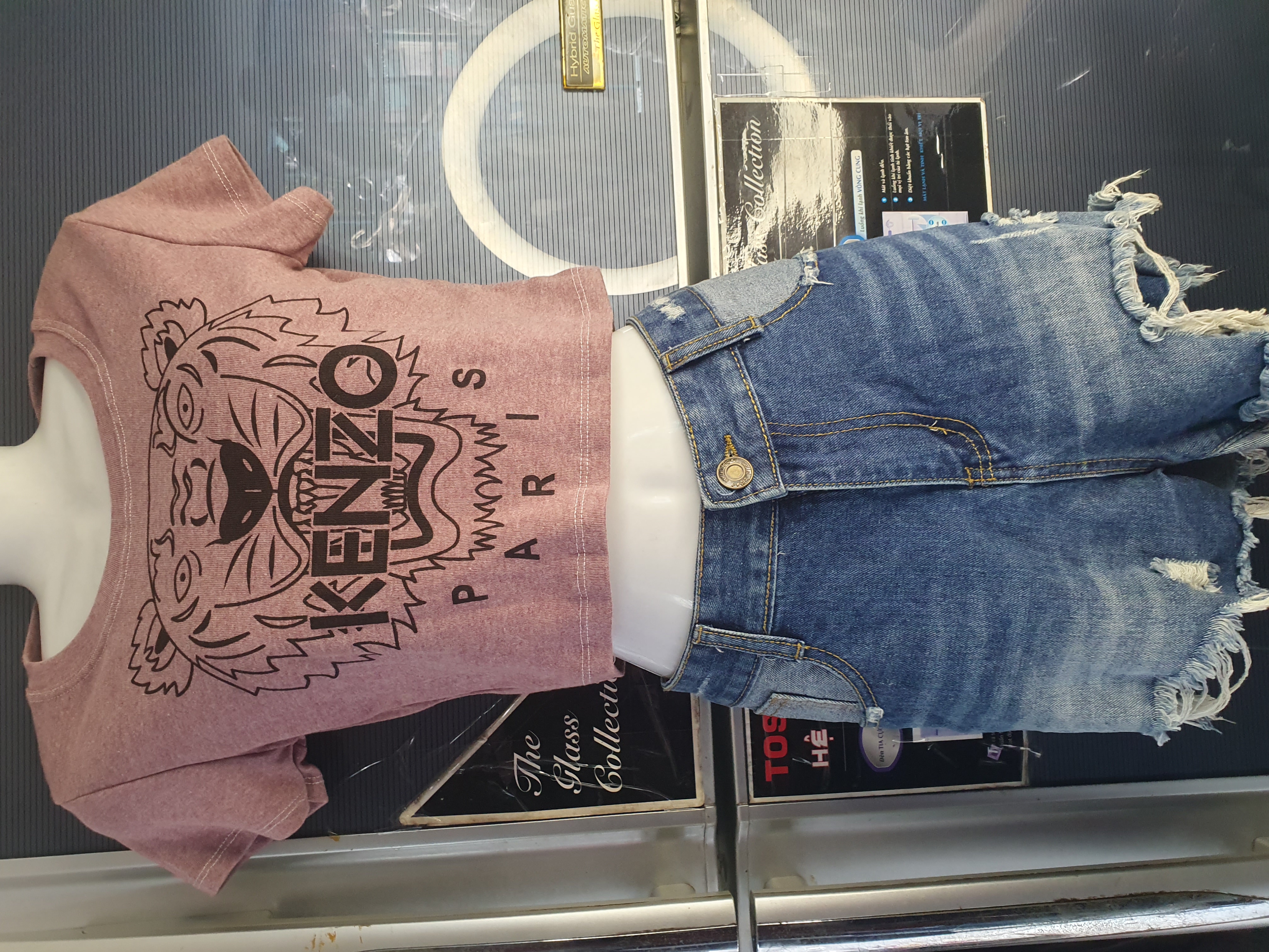 Áo nữ crop top kenzo giá rẻ