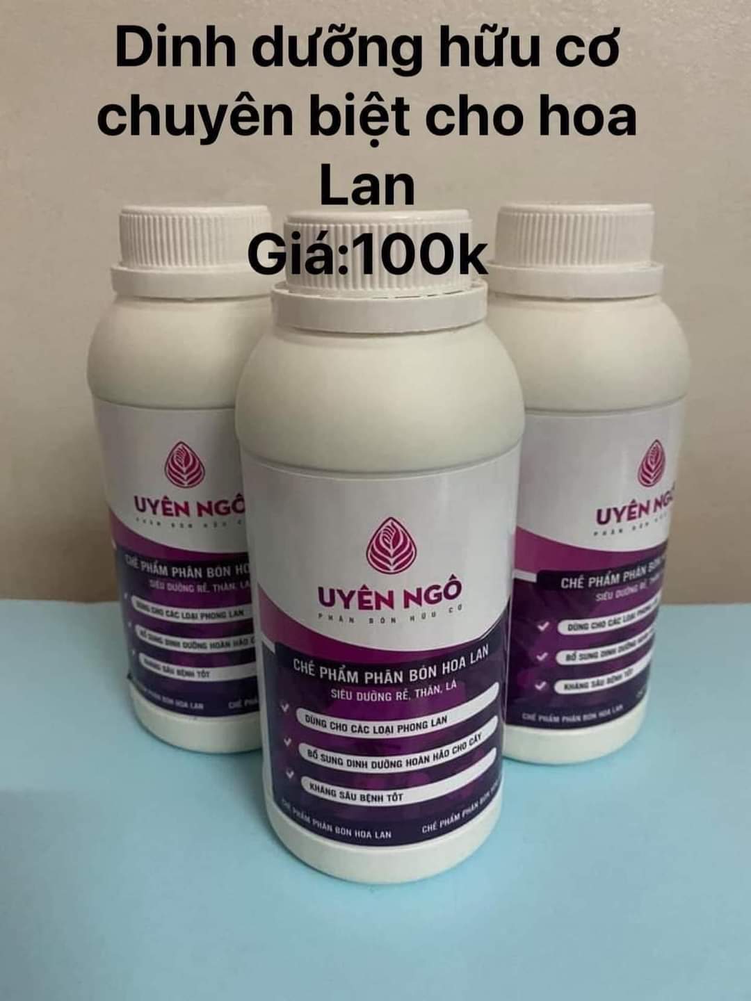 Chế phẩm phân bón hoa lan , siêu dưỡng rễ, thân, lá , phân bón hữu cơ ngô uyên