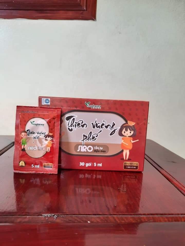 Siro ho thiên vương phế. hộp 30 gói 5ml