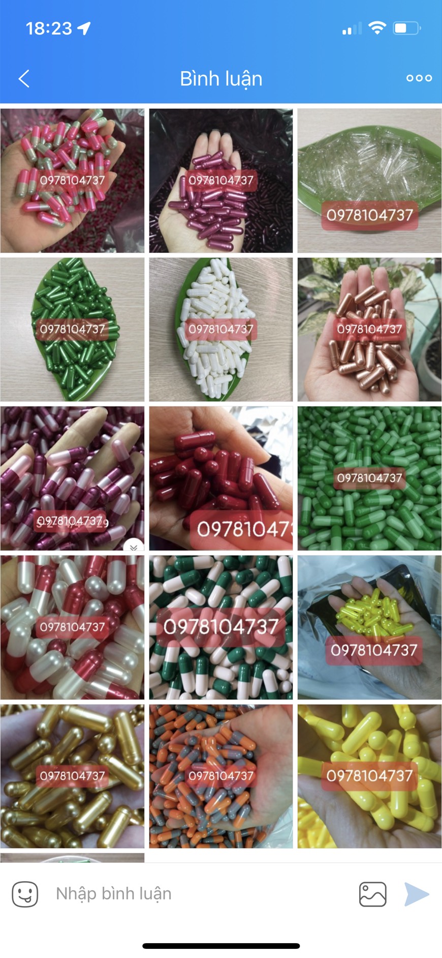 500 viên Vỏ nang rỗng size 0, viên nang rỗng, vỏ nang cứng size 0