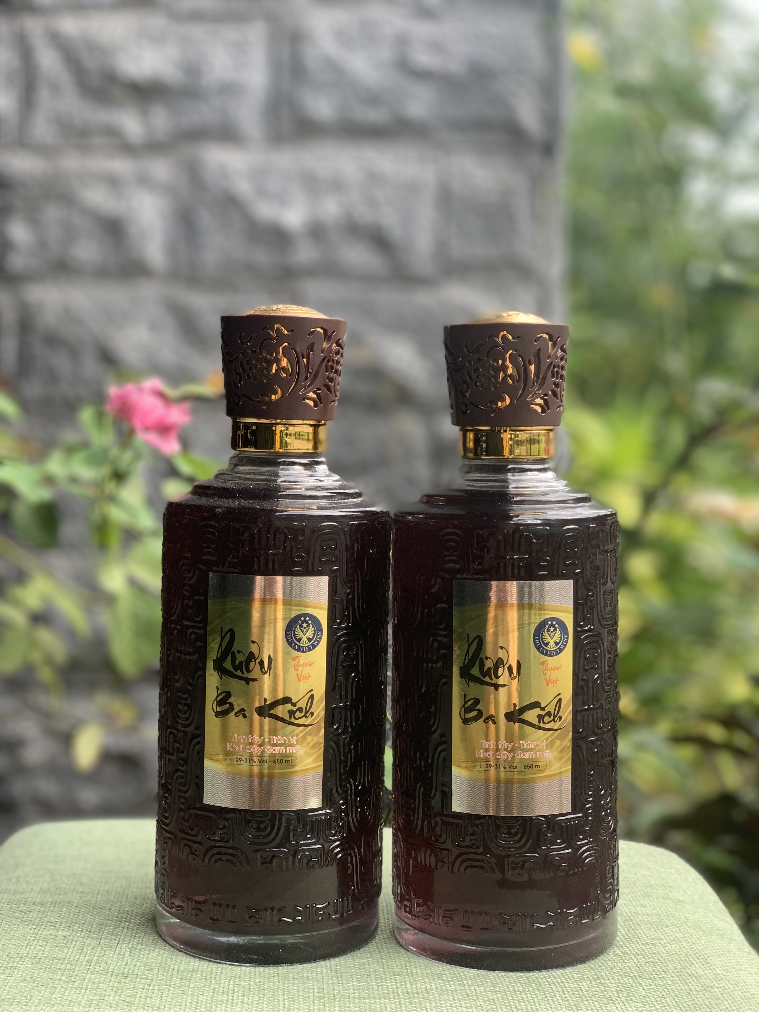Rượu Ba Kích, 470k combo 2 chai rượu ba kích Thuần Việt