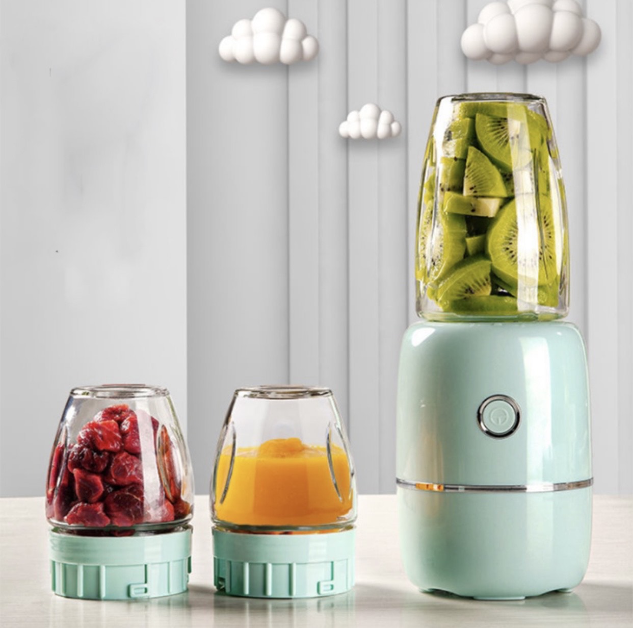 ￼Máy xay 3 cối đa năng chế biến đồ ăn dặm cho bé