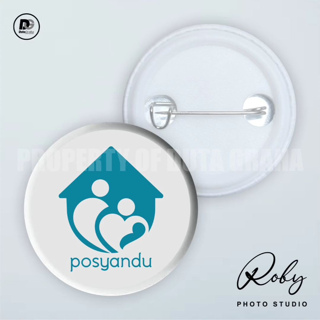 [PIN PRESS] POSYANDU Pin Bros Aksesoris Souvenir KESEHATAN ANAK