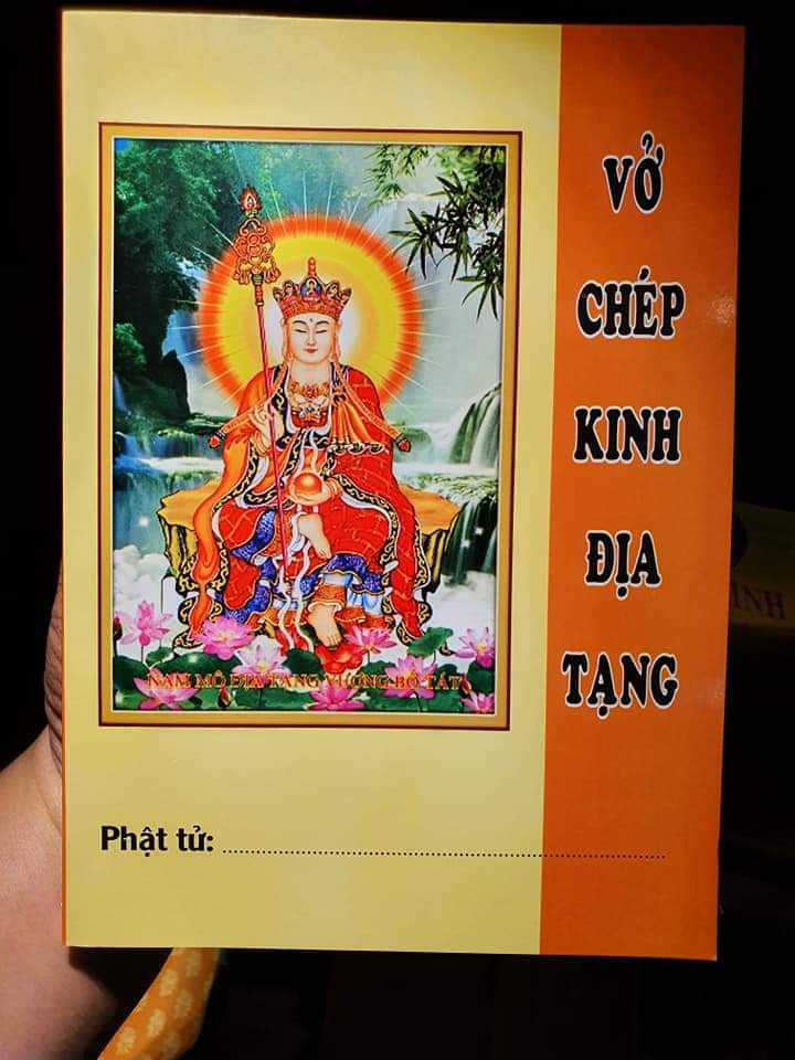 Vở chép kinh địa tạng