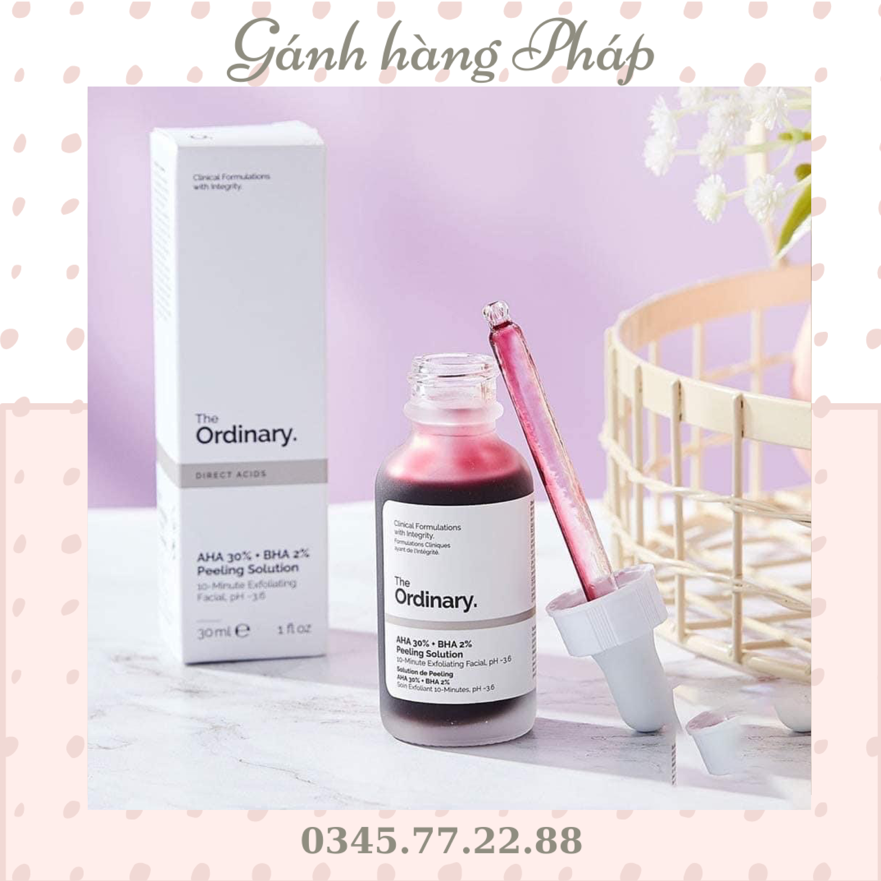 THE ORDINARY AHA 30% BHA 2% Peeling Solution 30ml