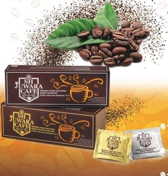 Instant Coffee Drink - Juwaracafe - 1 Box 20 Sachets - Sweet/Plain Option