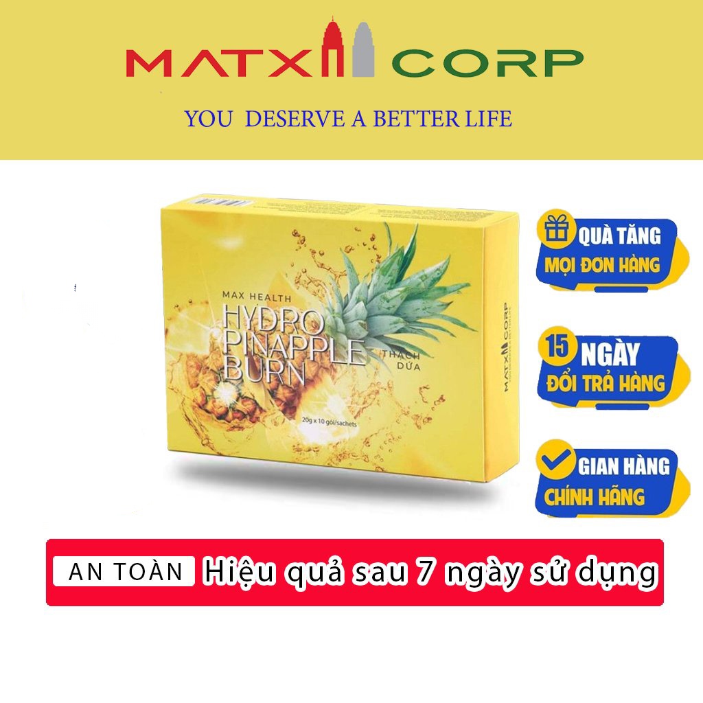 Chính hãng Thạch dứa giảm cân matxi corp thạch dứa Hydro Pinapple