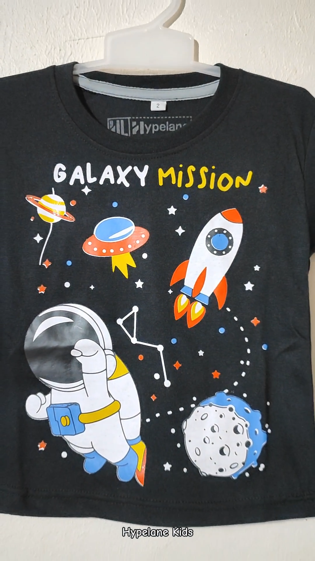 Baju Kaos Distro Anak Laki Laki Karakter Astronot Keren Import 1 - 10 Tahun - Hypelane
