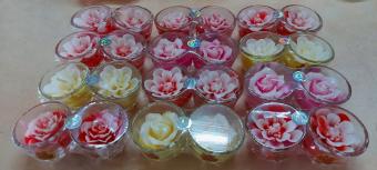 Đèn cầy ly (nến) cúng T01 sáp bơ cháy liên tục 10 tiếng