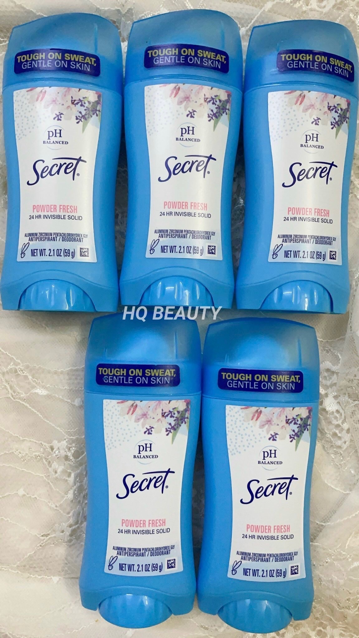 Lăn khử mùi secret dạng sáp secret powder fresh 59g