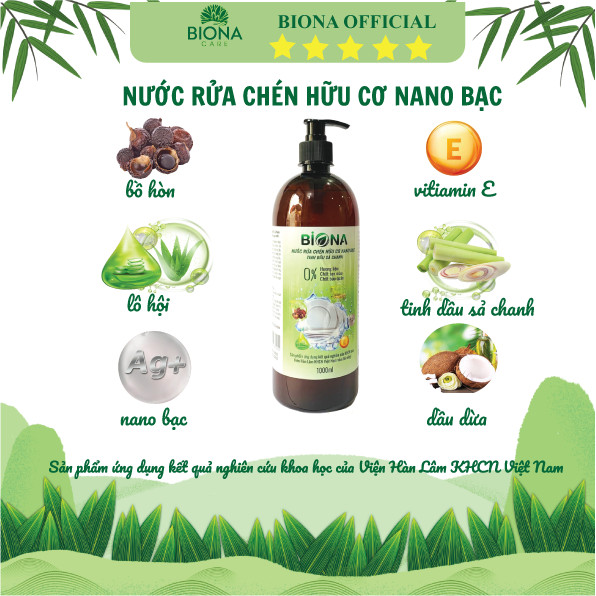 Nước rửa chén hữu cơ