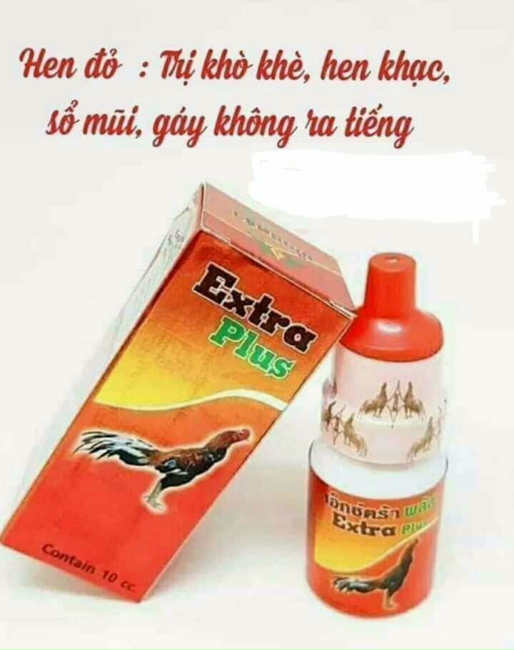 Extra plus hen đỏ: gà hen, gáy k ra tiếng, khò khè sổ mui