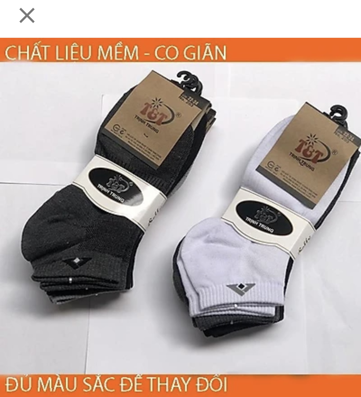 Sét 5 đôi tất nam cổ ngắn cực đẹp giá chỉ 40k
