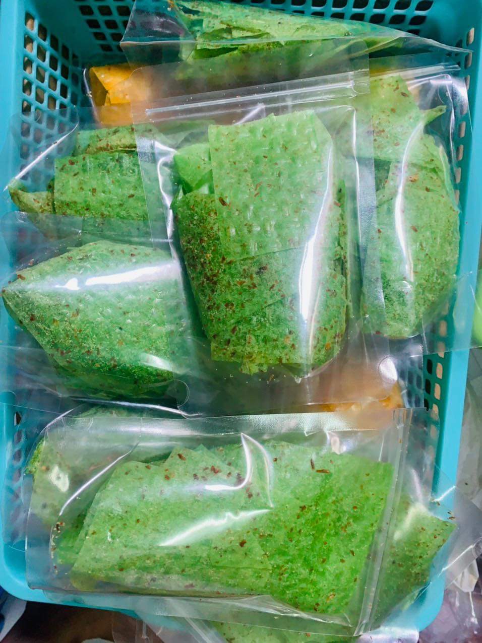 Bánh tráng miếng lá dứa,miếng phô mai gói 50g