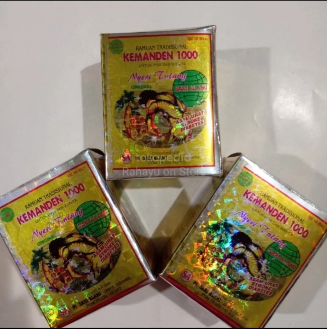 JamuKemanden1000 Isi 10 Bks Jamu Asam Urat Nyeri Tulang dan Pegal Linu