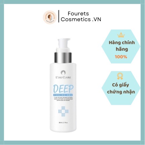 Tẩy da chết sạch sâu – deep peeling gel - l'eau claire vn