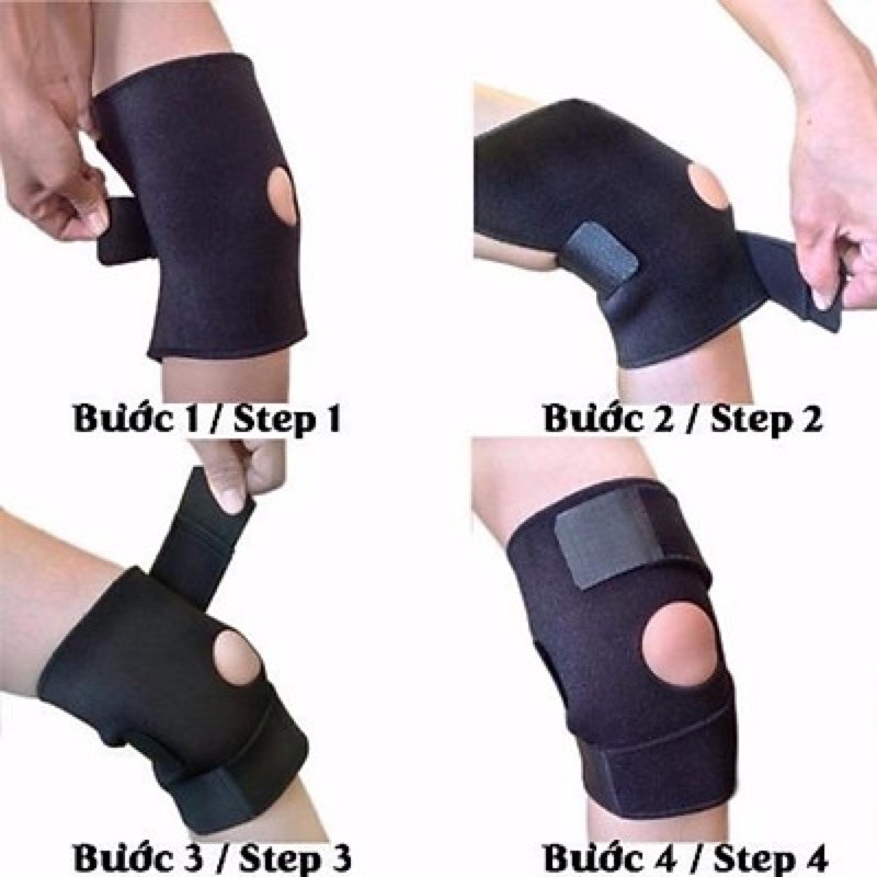 Đai băng thun bó đầu gối co giãn loại dán bó gối loại dán đai thun co giãn bó đầu gối hỗ trợ khớp đầu gối