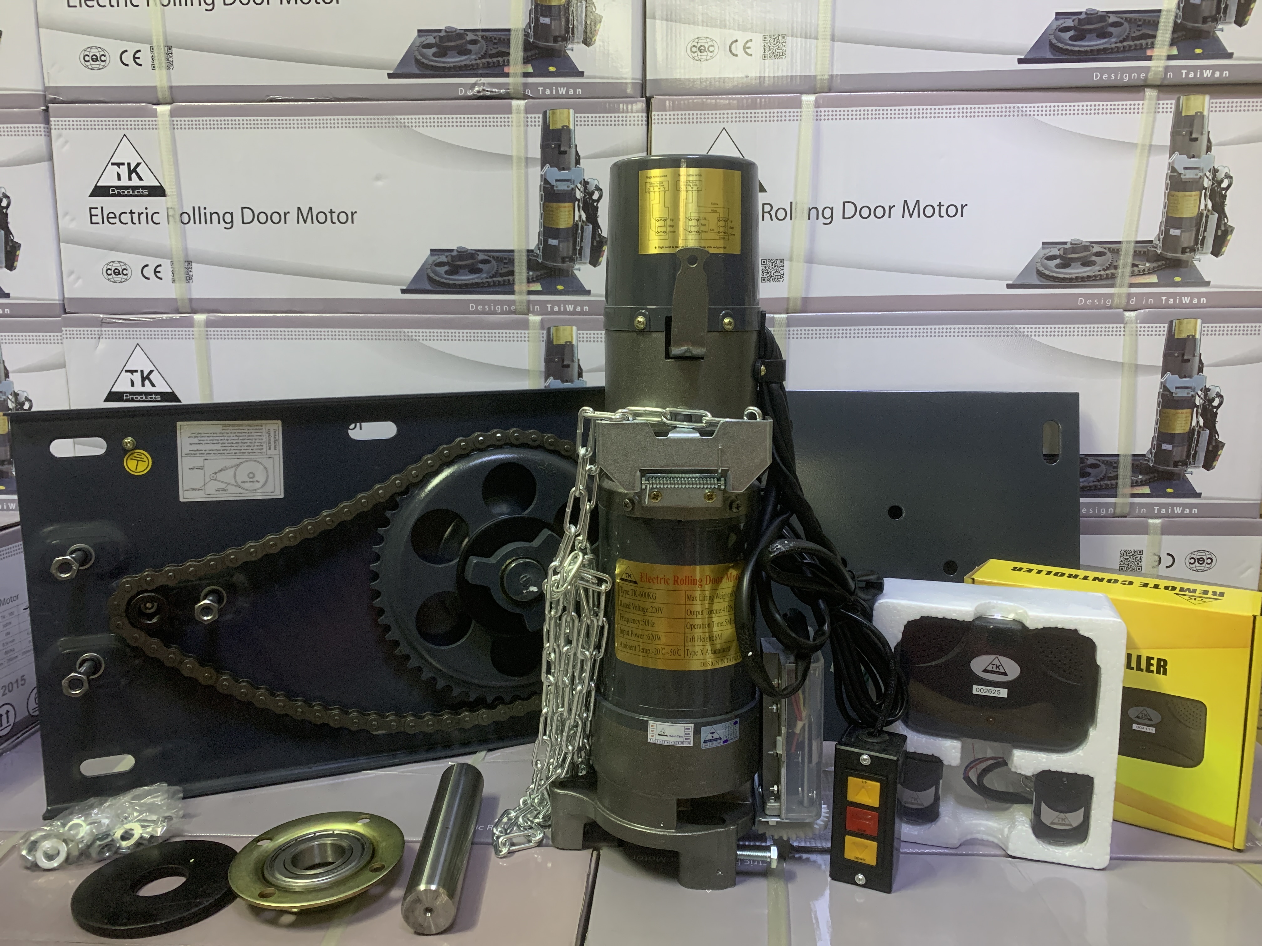 Motor cửa cuốn tk-600kg taiwan