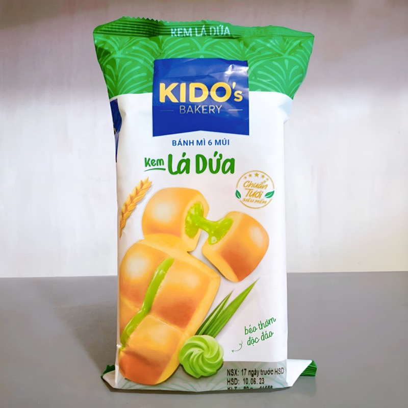 Bánh mì tươi Kido Lá dứa