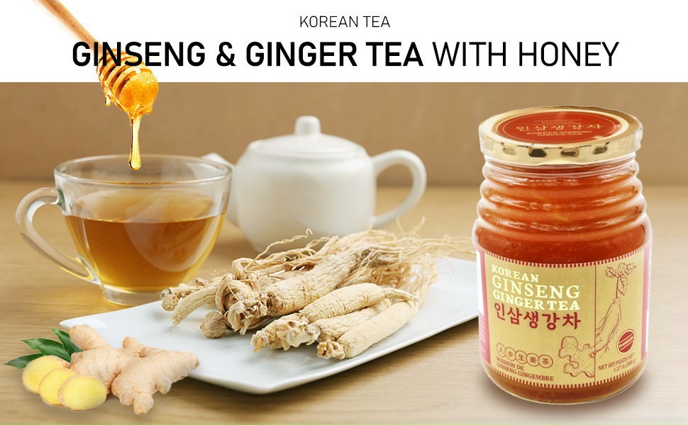 Trà gừng nhân sâm Damizle 580g