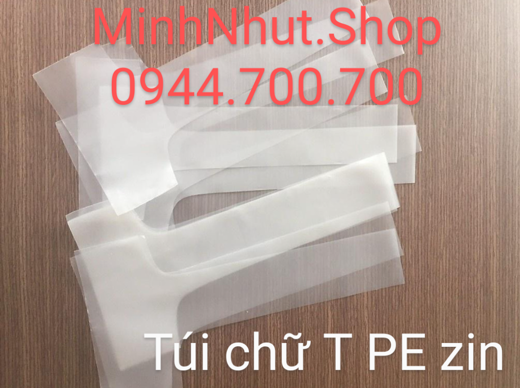 🌅 1 kg túi xốp PE chữ T zin đựng ly nắp cầu