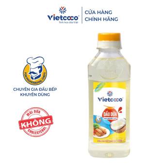Dầu ăn vietcoco 250ml (100% nguyên chất từ dừa)