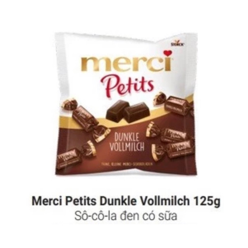 Kẹo Socola Merci Petit gói 125g của Đức date mới