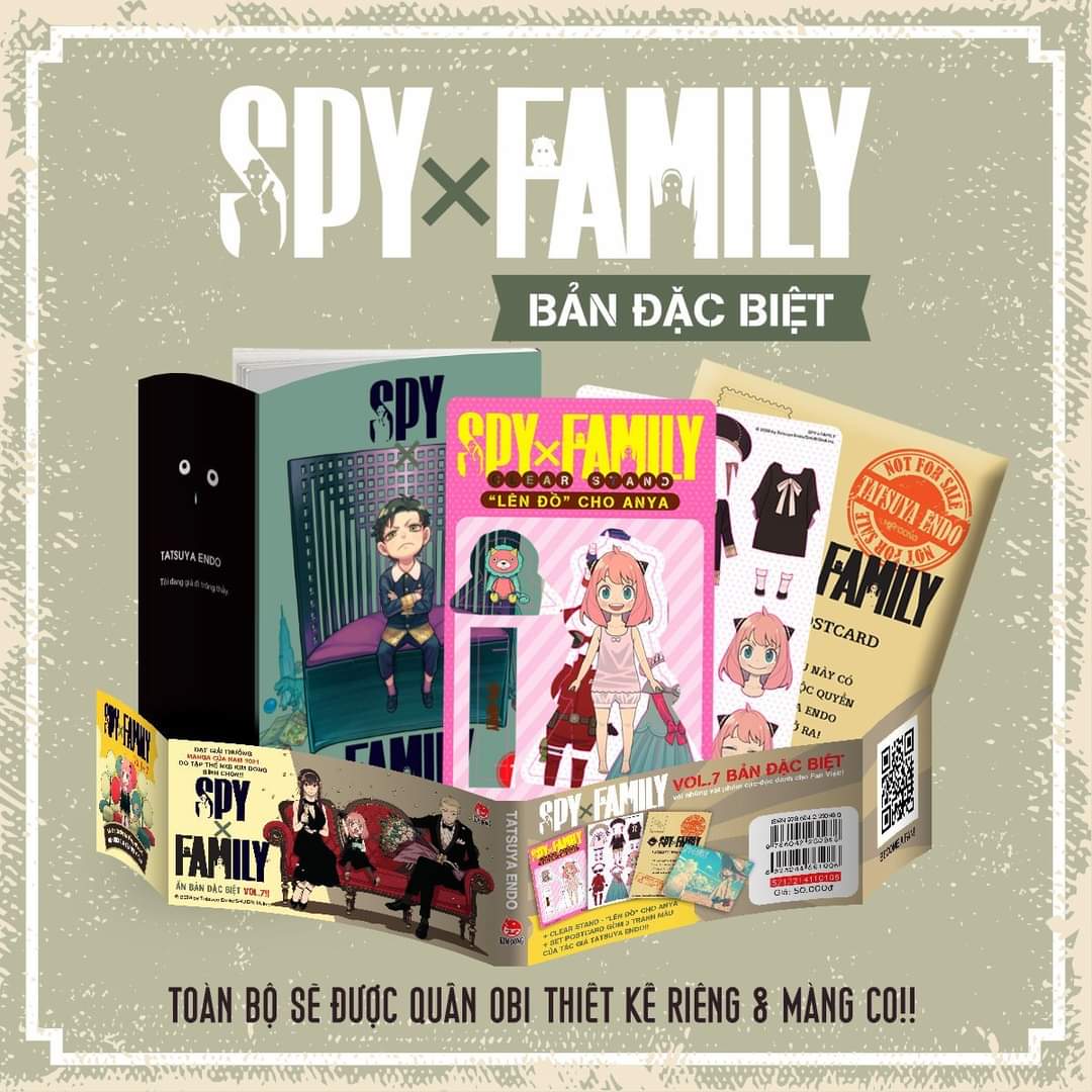 Spy x Family Tập 7 bản Đặc Biệt nguyên seal