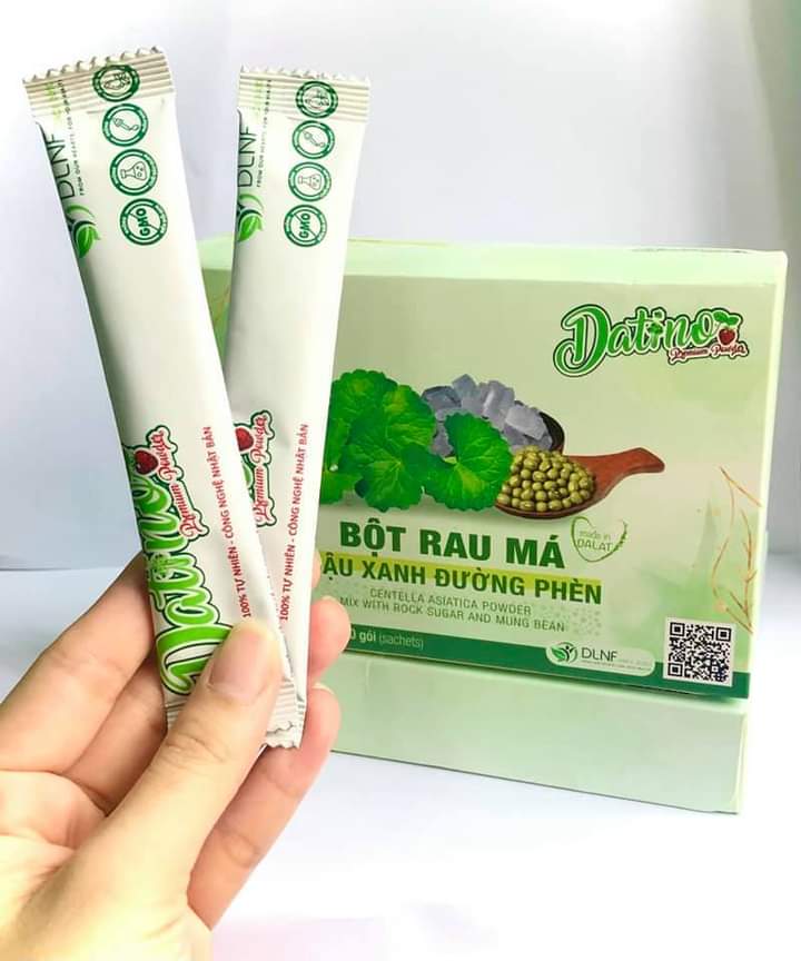 Bột rau má đậu xanh đường phèn