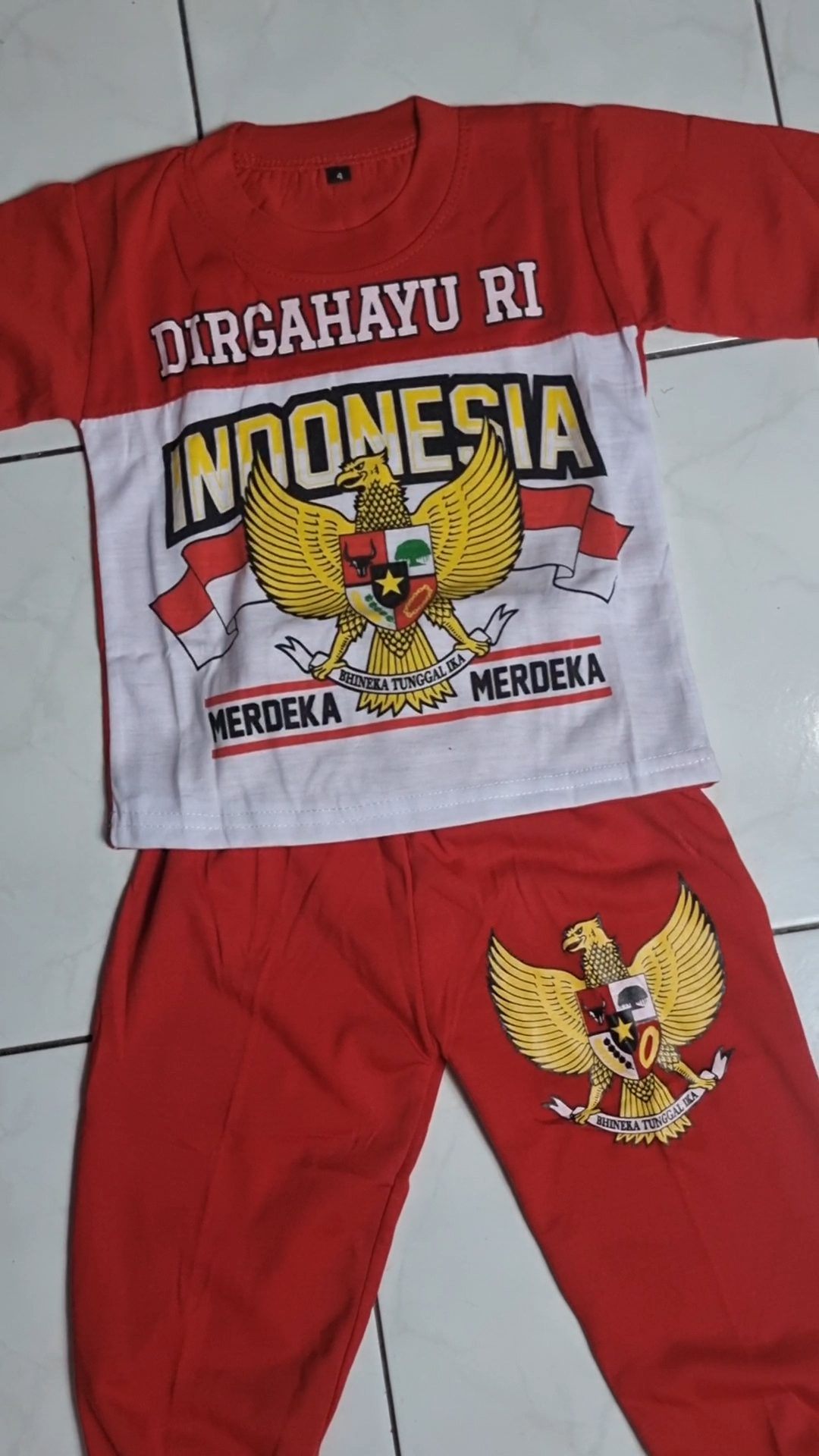 TERBARU KAOS ANAK GARUDA MERDEKA SETELAN ANAK PANJANG GARUDA MERDEKA BISA DITAMBAH TOPI