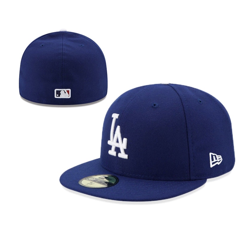 [Hàng có sẵn size M](TẶNG KÈM QUÀ) Mũ lưỡi trai bóng chày MLB hip hop Los Angeles màu xanh coban