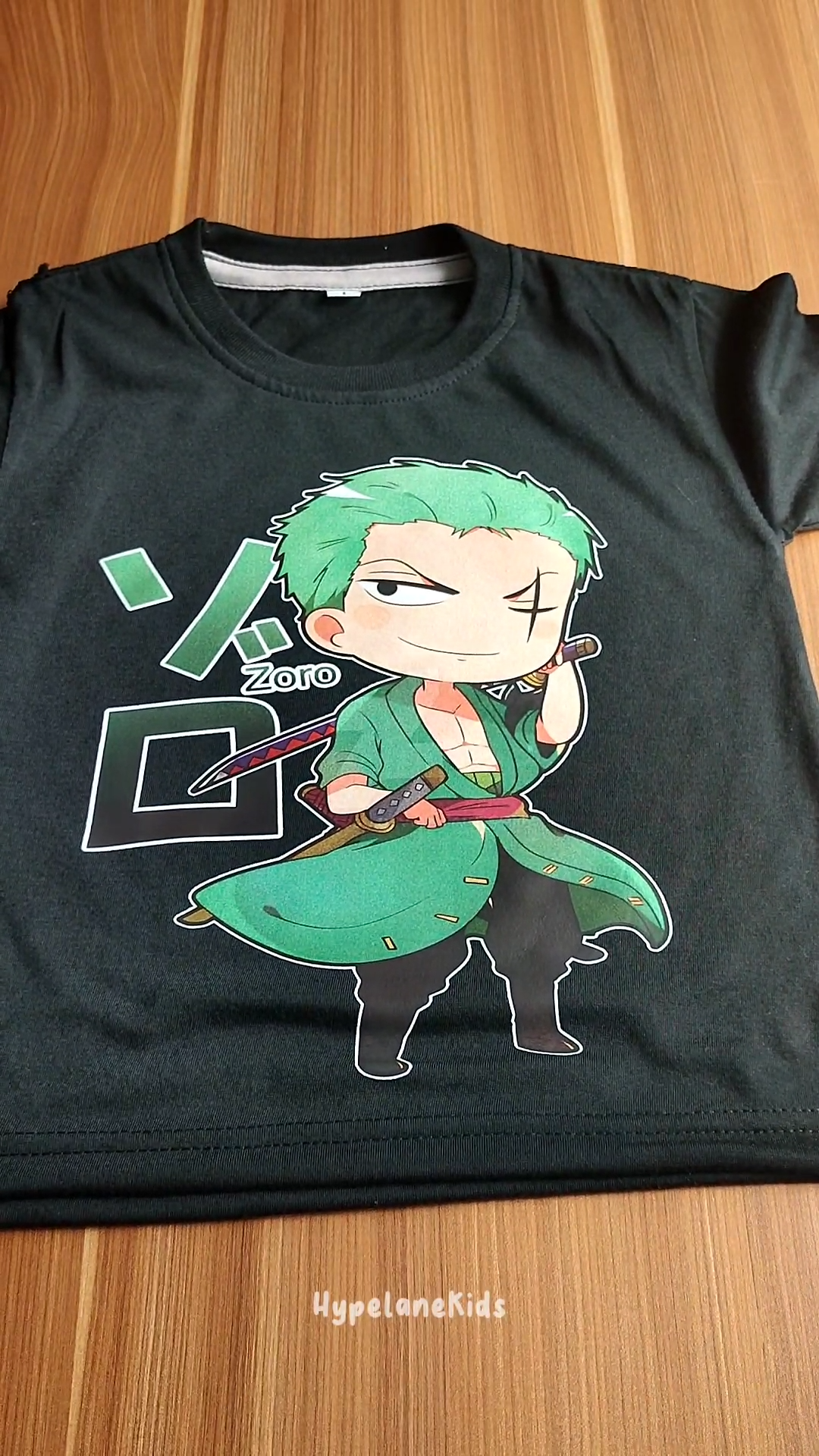 Baju Kaos Anak Laki Laki Distro Karakter Zoro Keren Import 1 - 10 Tahun - Hypelane Kids