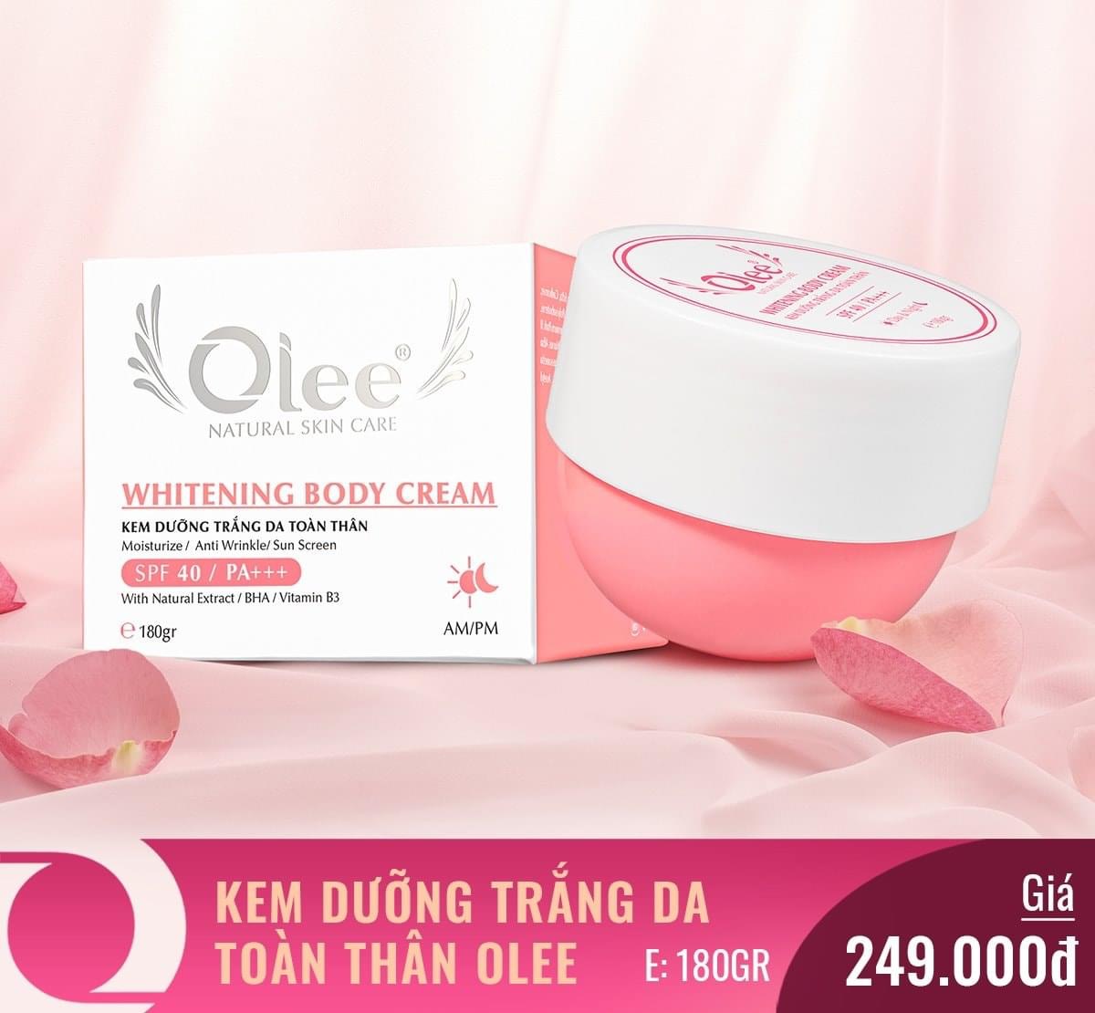 Body dưỡng trắng olee 249k mua 1 tặng 1