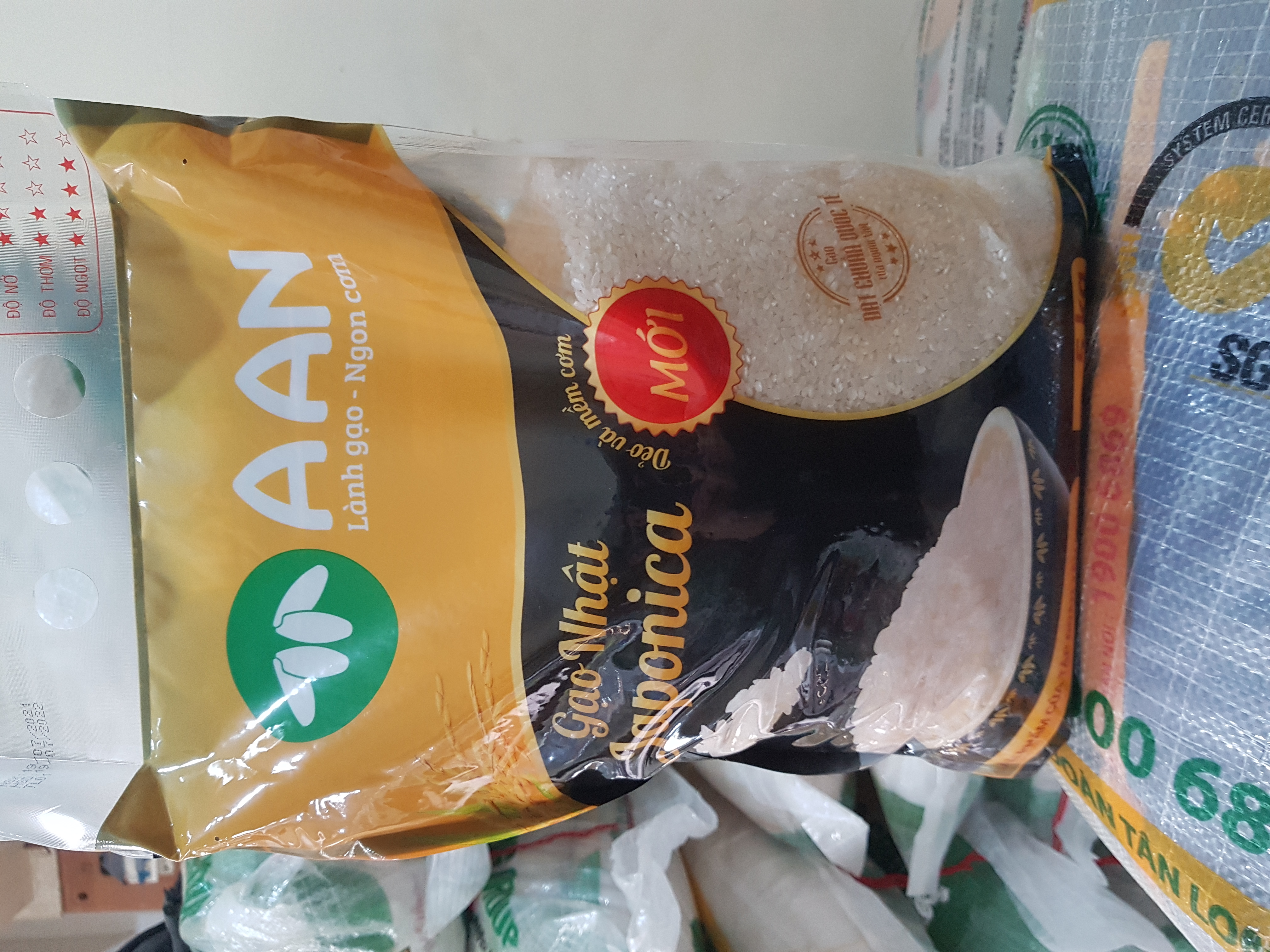Gạo Nhật Japonica túi 5kg