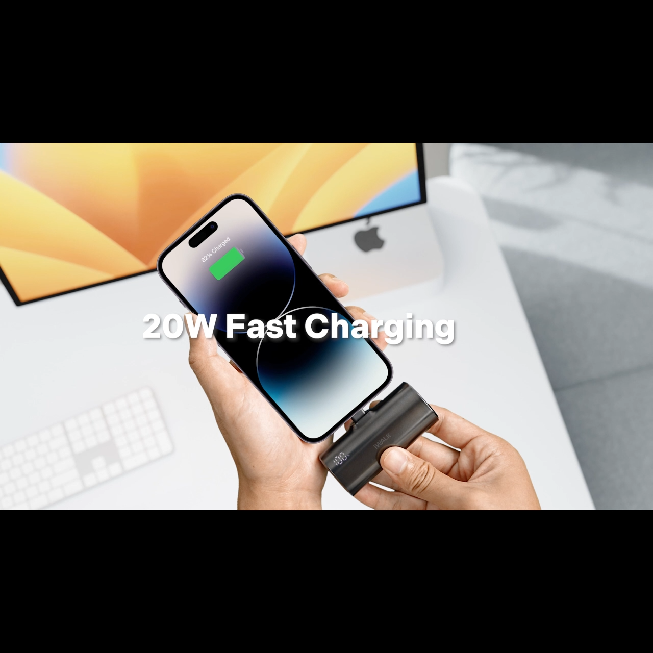 iWALK LinkPod X 5000mAh 20W Fast Charging 2-in-1 Power Bank with