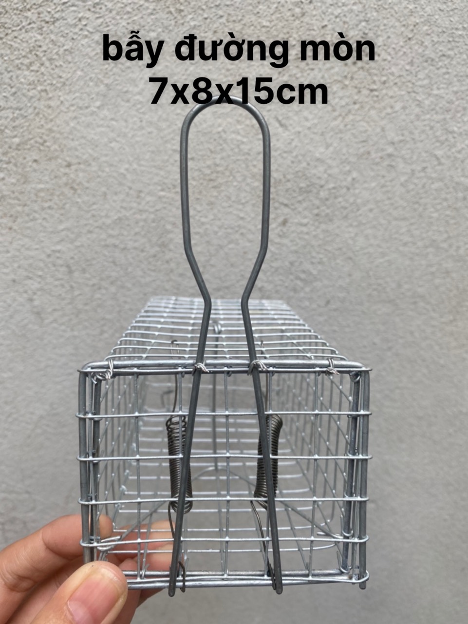 Combo 25 lồng bẫy chuột đường mòn 7x8x15cm