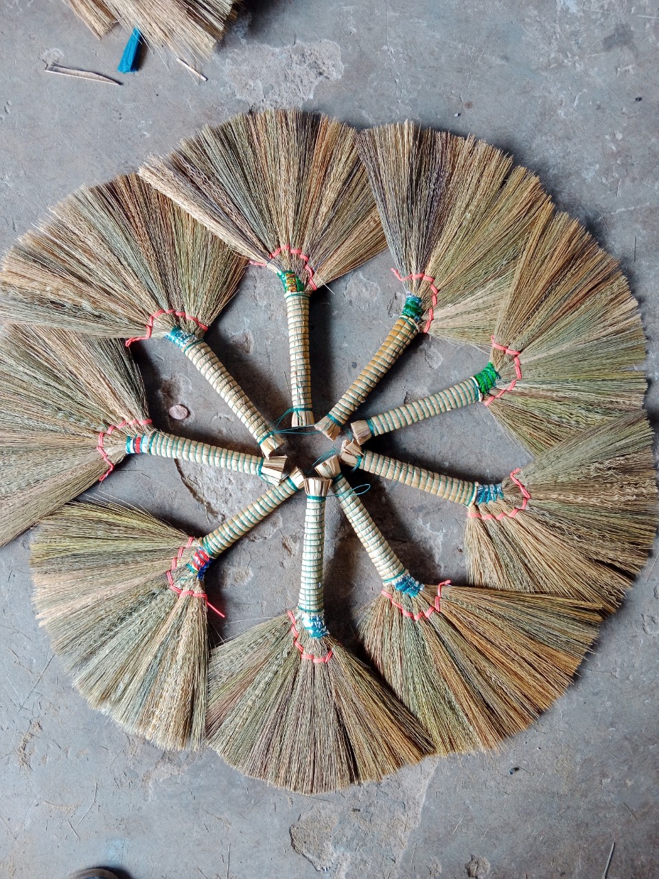 Combo 10 cây chổi con bông cỏ.