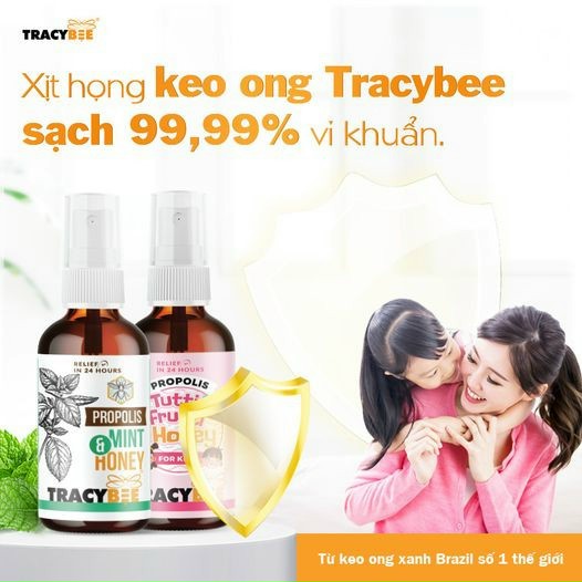Xịt họng keo ong tracybee