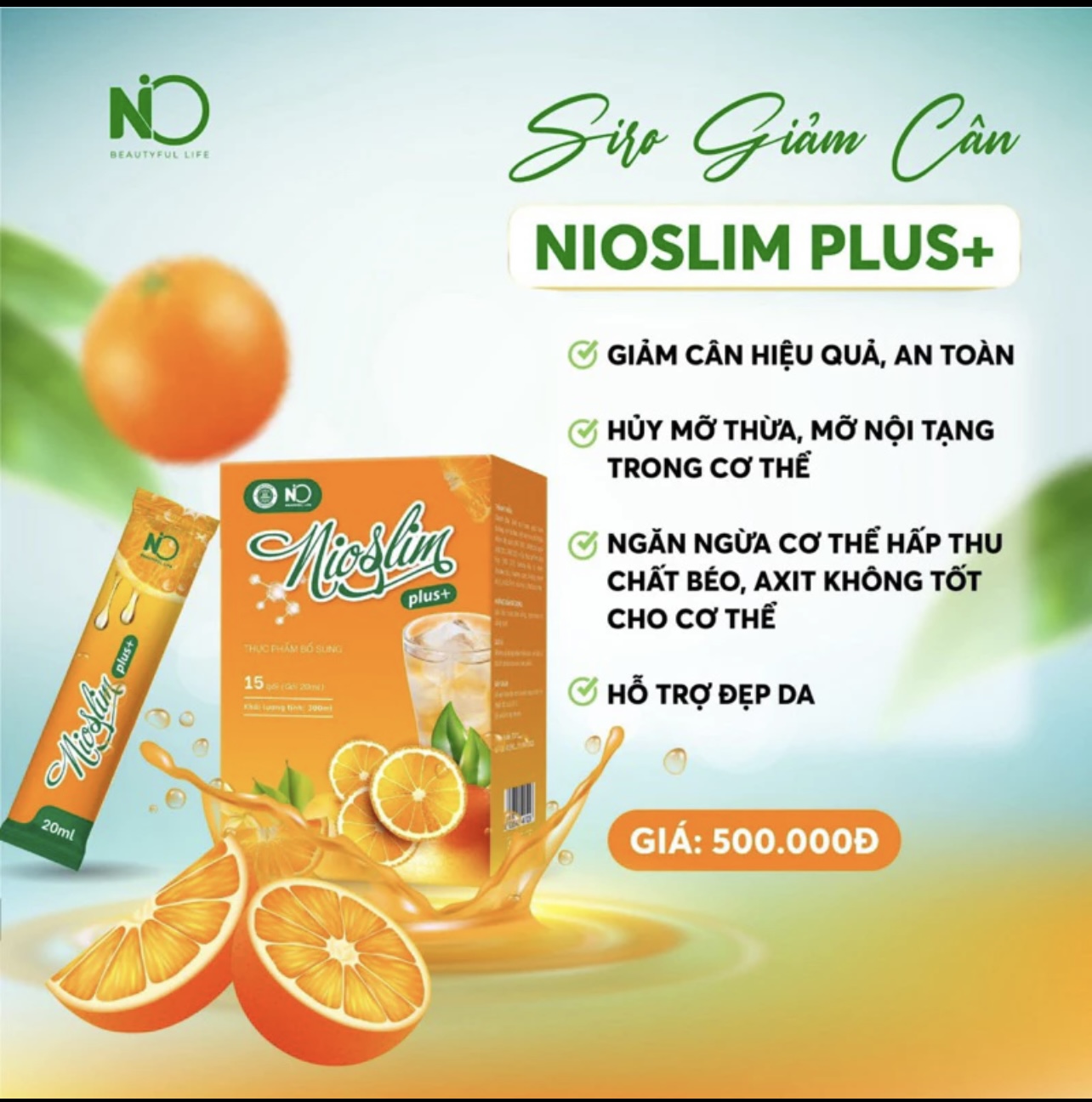 Nước uống giảm cân NIOSLIM