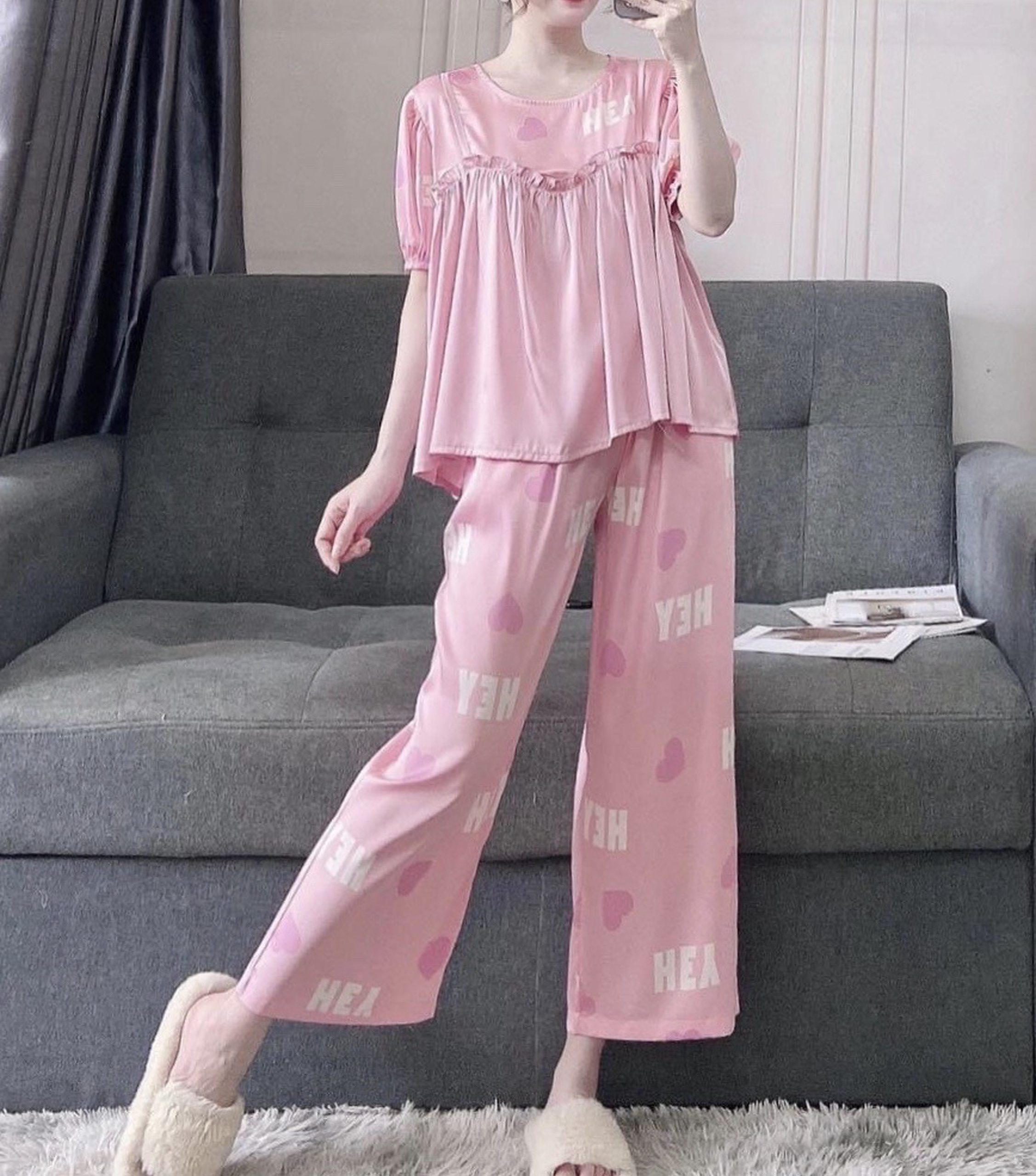 Bộ đồ ngủ tiểu thư xinh đẹp cao cấp