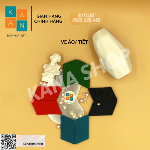 Miếng tuyết nỉ cài cổ áo các màu ⭐️⭐️⭐️ hàng cấp phát ⭐️⭐️⭐️ kanashop