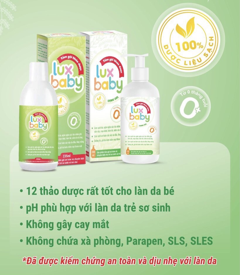 Sữa tắm cho trẻ sơ sinh