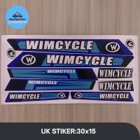 Stiker Stripping Sepeda Wimcycle Biru